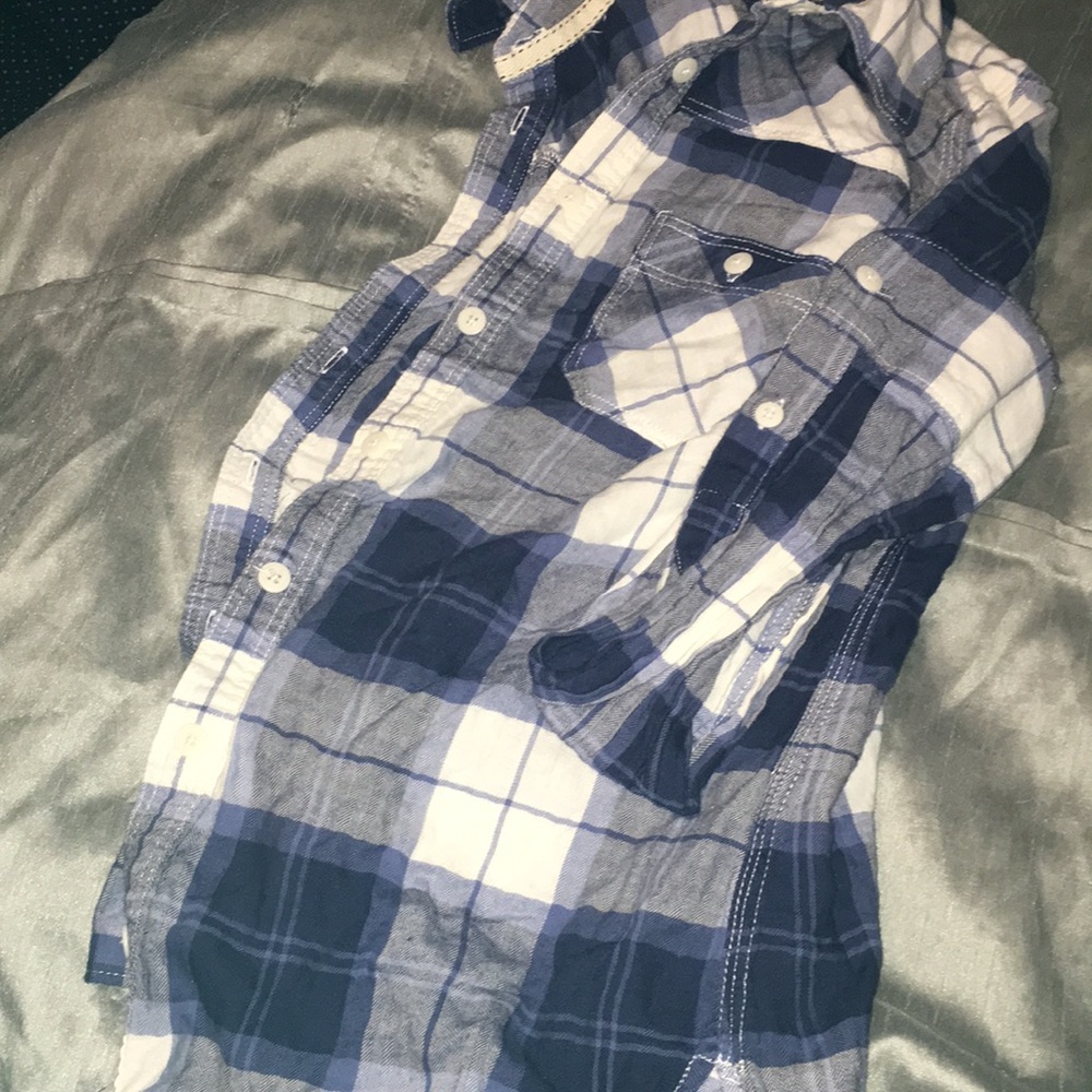 Plaid button down